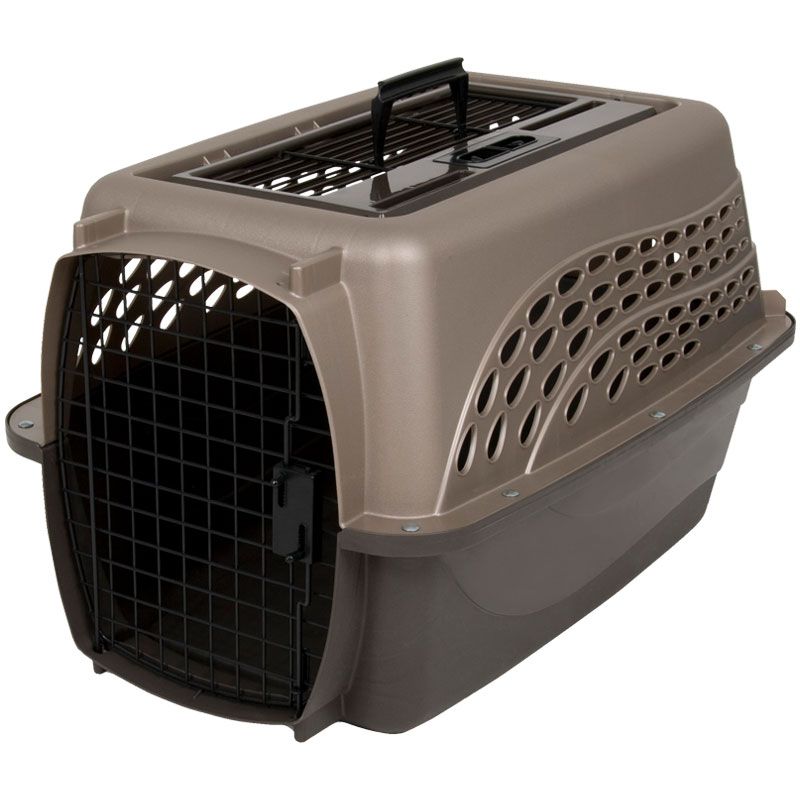 Petmate 2-Door Top Load Transportbox, 61cm, 4,5-9kg, beige