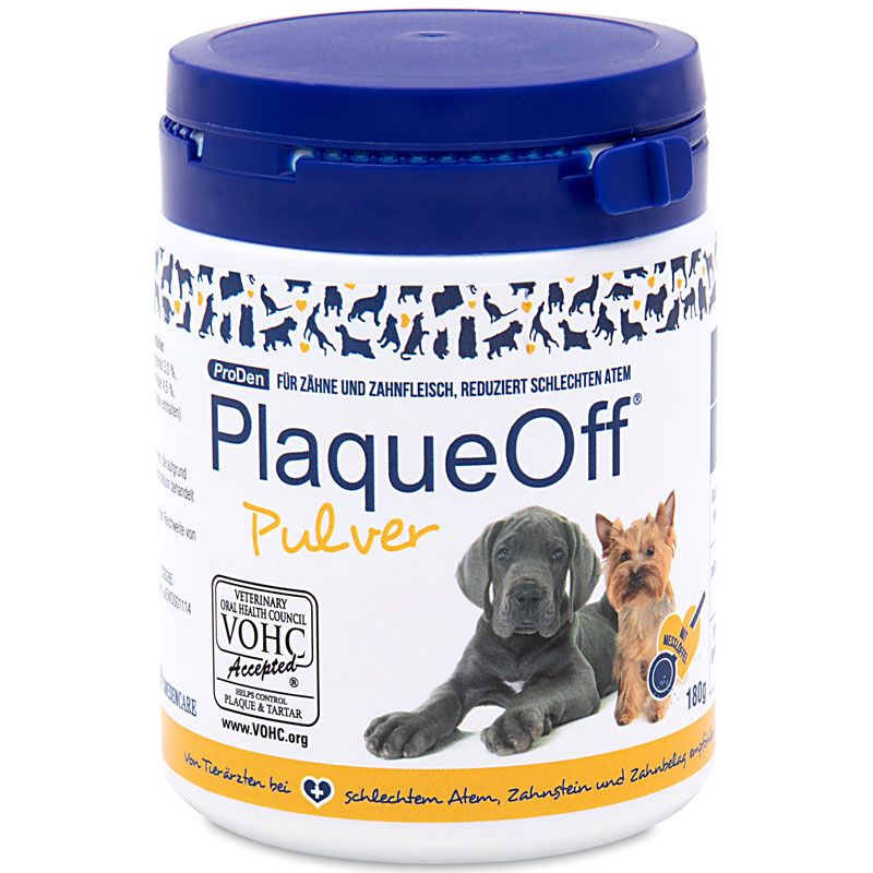 ProDen PlaqueOff® Pulver für Hunde 180g