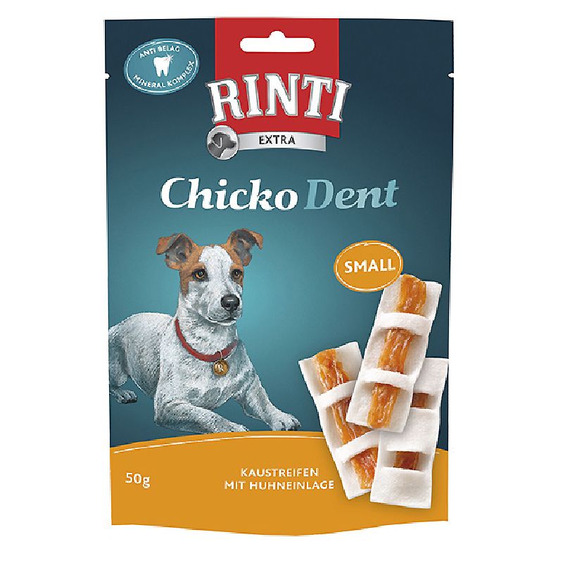 Rinti Snack Chicko Dent mit Huhn small 50g