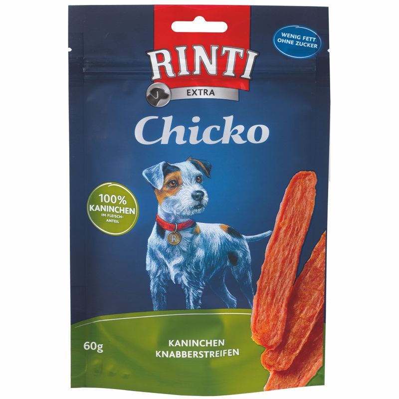 Rinti Snack Chicko Kaninchenstreifen 60g