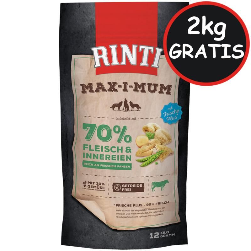Rinti Max-i-Mum Pansen 12kg + 2kg Aktion