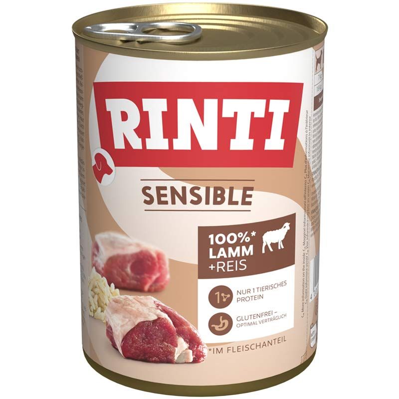 Rinti Sensible Lamm & Reis 400g