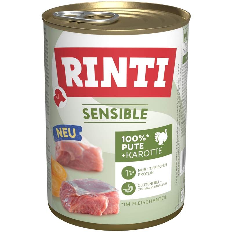 Rinti Sensible Pute + Karotte 400g