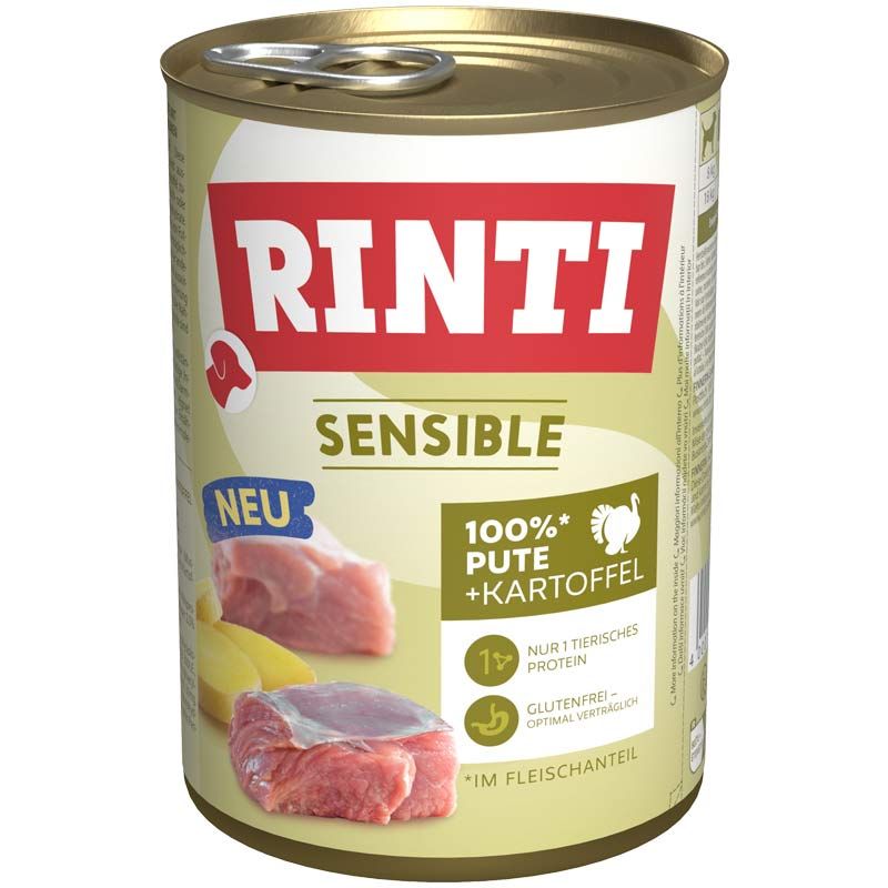 Rinti Sensible Pute + Kartoffeln 400g