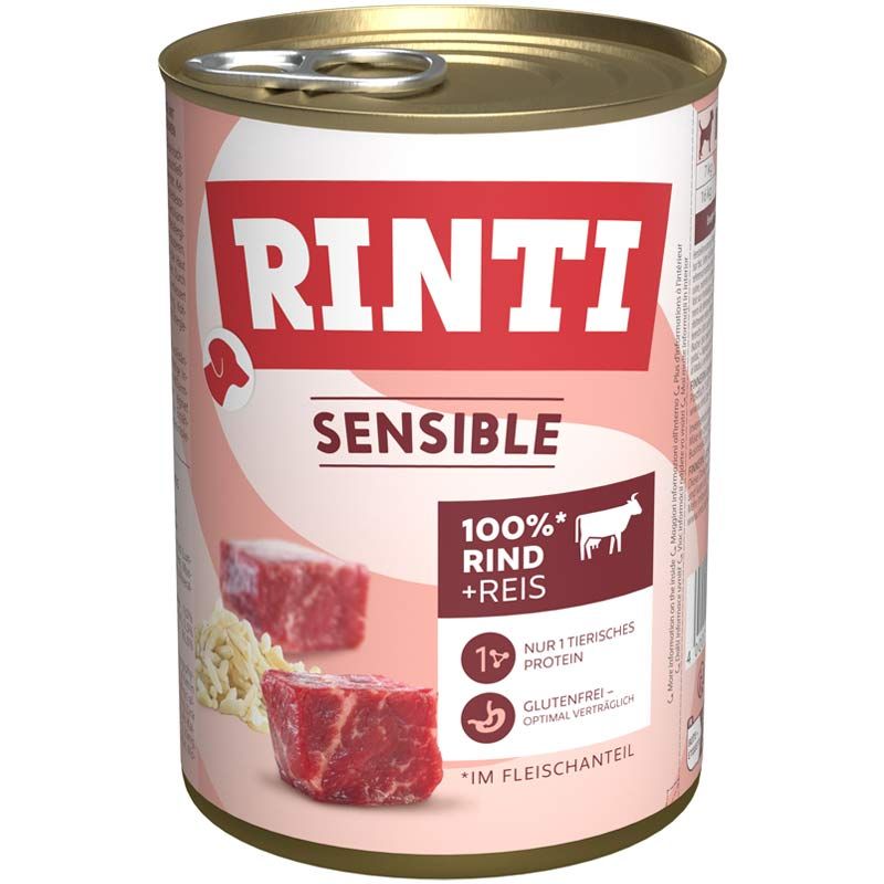 Rinti Sensible Rind & Reis 400g