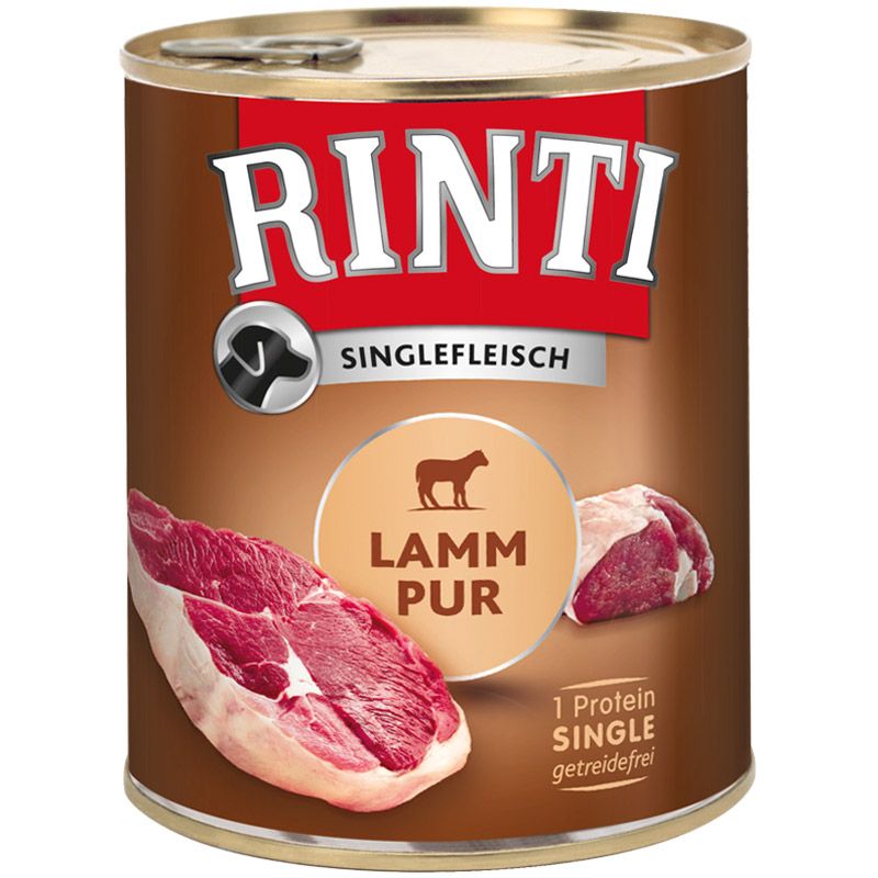 Rinti Singlefleisch Lamm Pur 800g