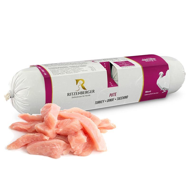Ritzenberger Pute mit Süßkartoffel+Zucchini Duo-Rolls 2x400g