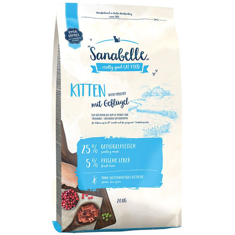 Sanabelle Kitten mit Geflügel 2kg