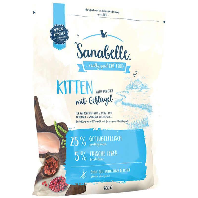 Sanabelle Kitten mit Geflügel 400g