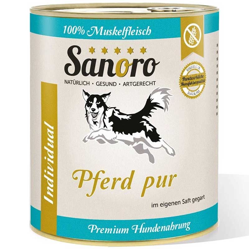 Sanoro Pures Muskelfleisch Pferd pur 800g