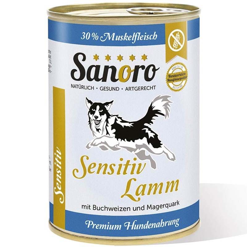 Sanoro Sensitiv Lamm mit Bio-Karotte und Bio-Buchweizen 400g