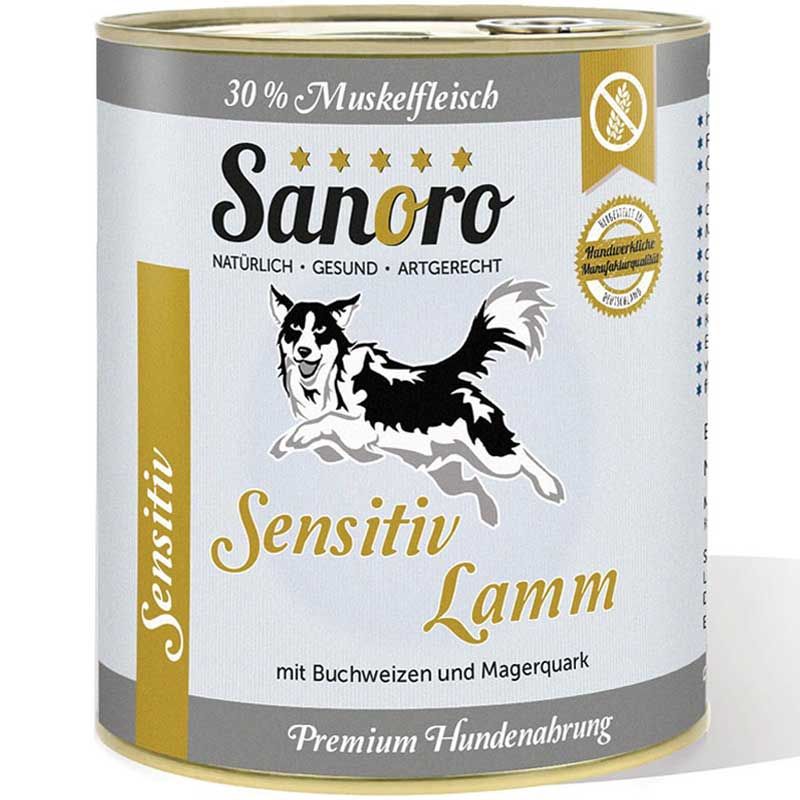 Sanoro Sensitiv Lamm mit Karotte und Buchweizen 800g