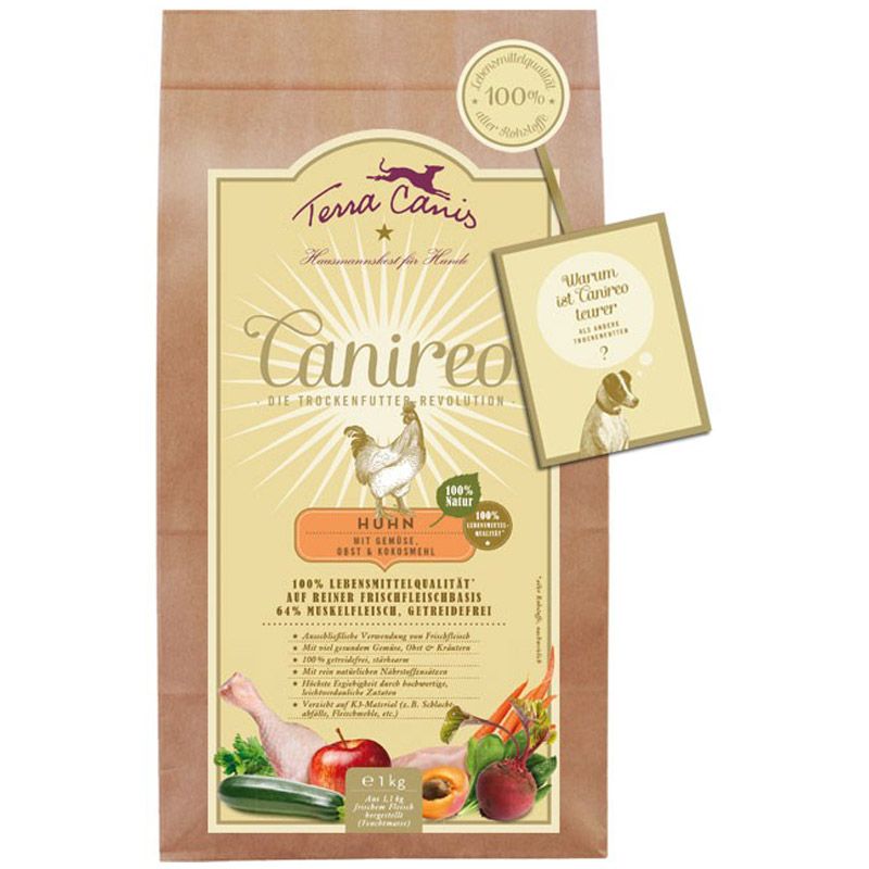 Terra Canis Trockenfutter Canireo Huhn 1kg