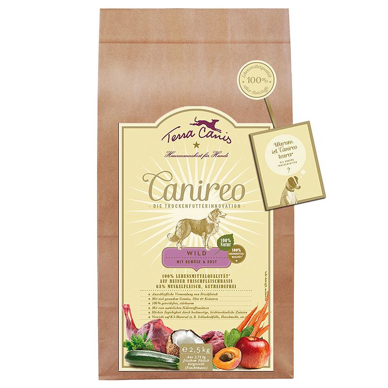 Terra Canis Trockenfutter Canireo Wild 2,5kg