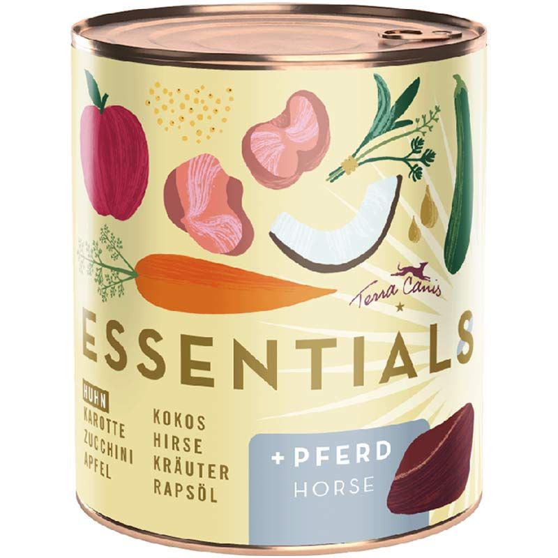 Terra Canis Essential 8 - Huhn und Pferd 780g