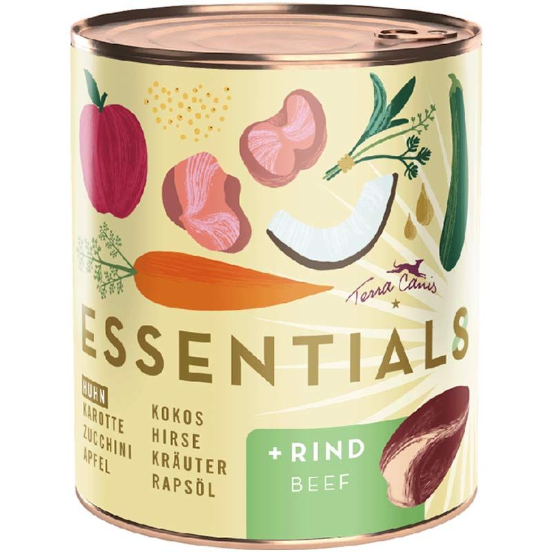 Terra Canis Essential 8 - Huhn und Rind 780g