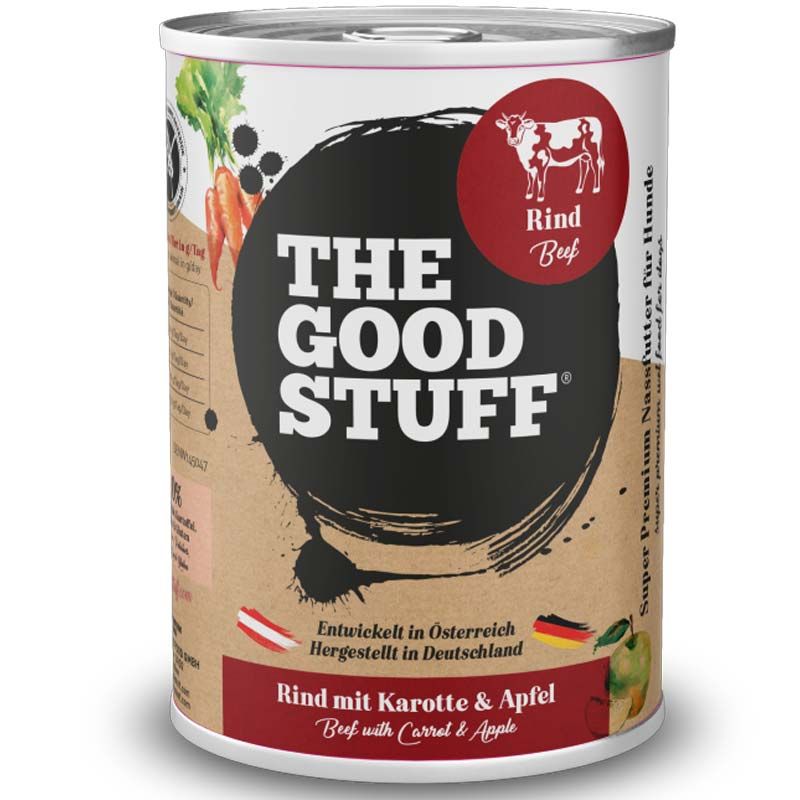 The Goodstuff Dose Rind mit Karotte und Apfel 400g