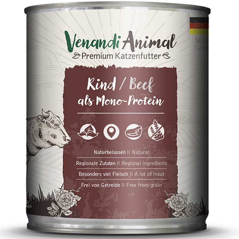 Venandi Animal - Rind als Monoprotein 800g