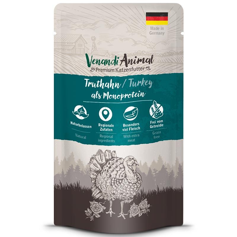 Venandi Animal - Truthahn als Monoprotein 125g