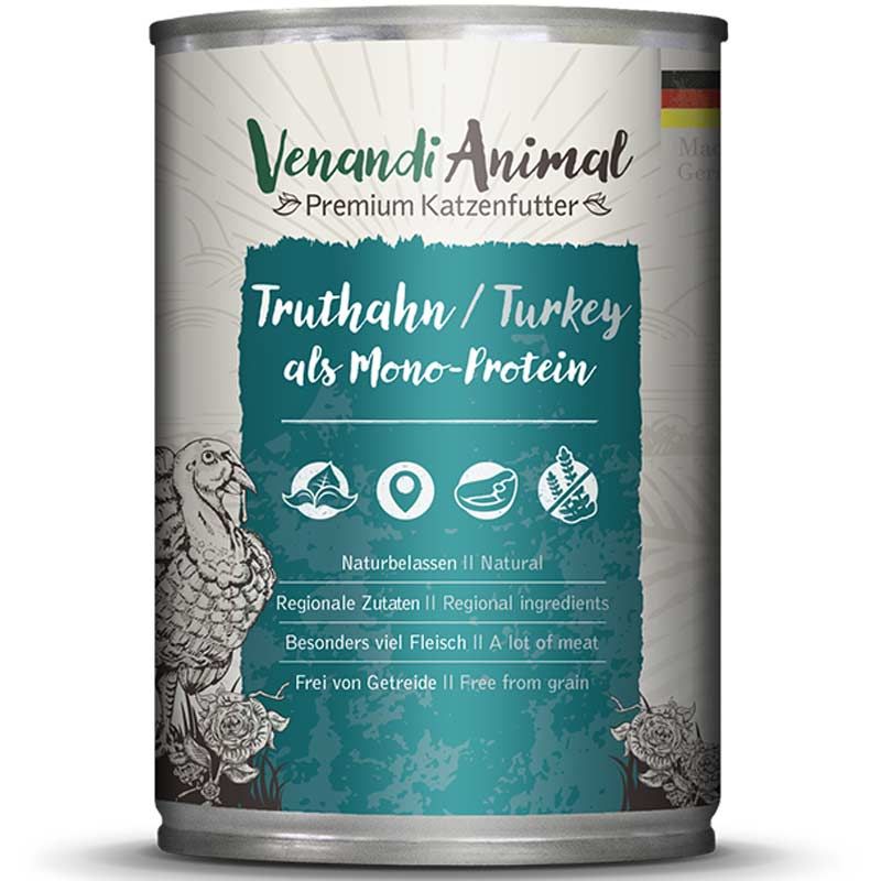 Venandi Animal - Truthahn als Monoprotein 400g