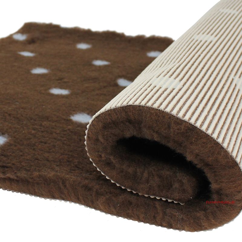 Original Vetbed® Isobed SL braun blue DOTS 75 x 50cm