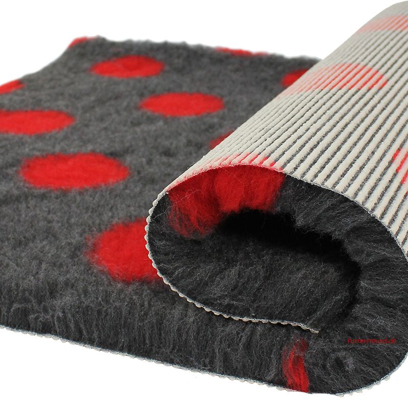 Original Vetbed® Isobed SL Polka Red 75 x 50cm