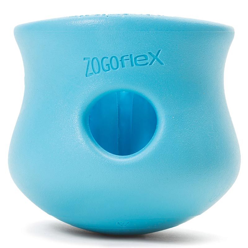West Paw Zogoflex Hundespielzeug Toppl Gr.L, 10cm, blau