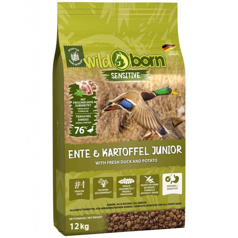 Wildborn Ente und Kartoffel Junior 12kg
