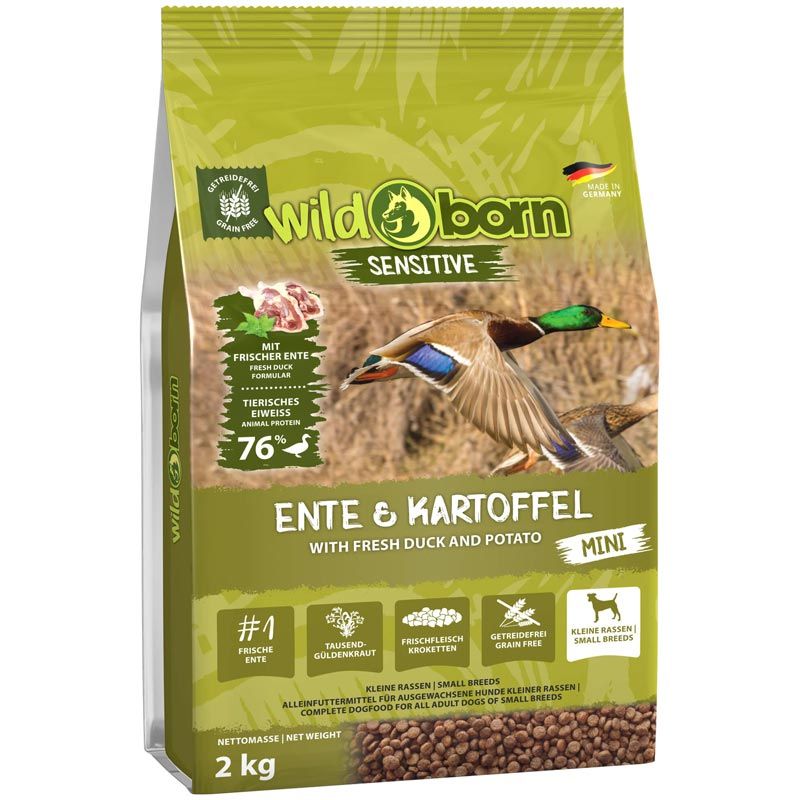 Wildborn Ente und Kartoffel MINI 2kg