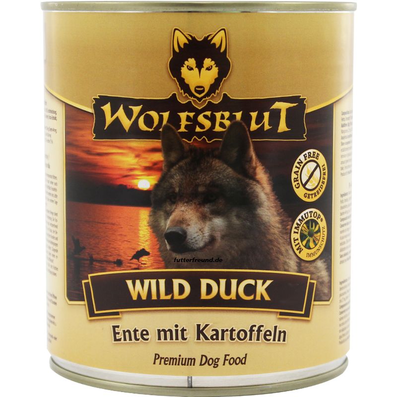Wolfsblut Nassfutter Wild Duck 800g