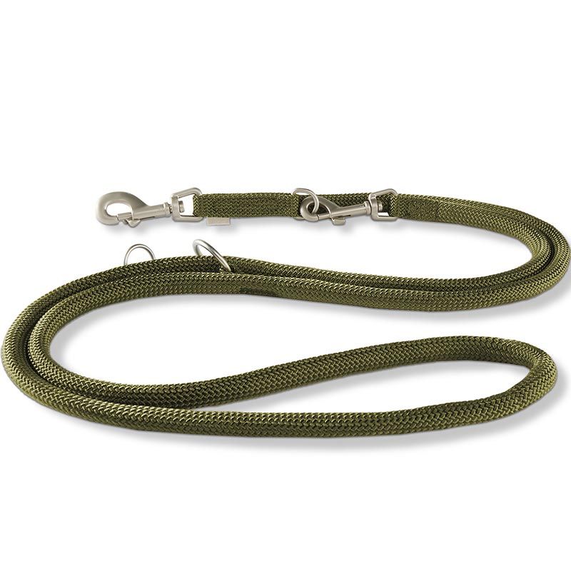 Wolters Führleine K2, 200cm x 9mm, olive