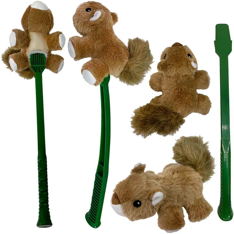 Wurf-Hundespielzeug FLINGERZ Furry Eichhörnchen